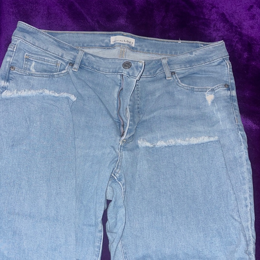 Loft ankle jeans